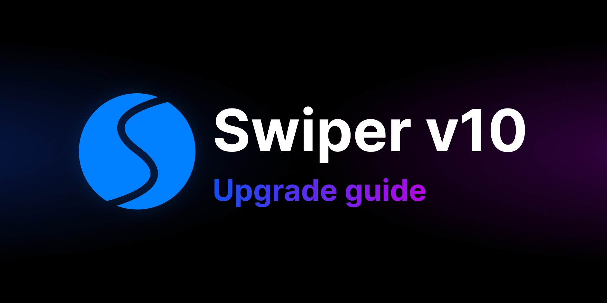 Update To Swiper v10