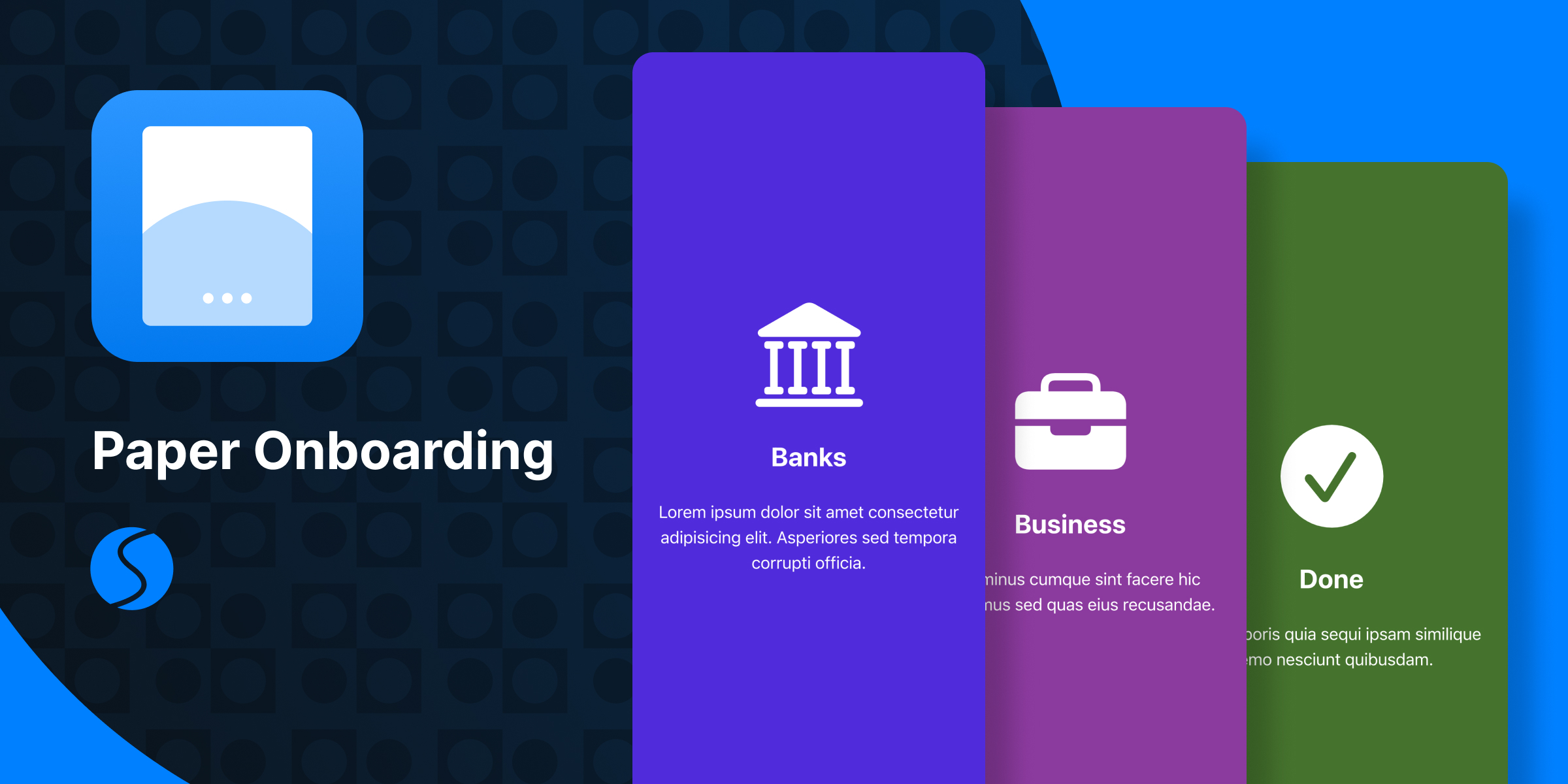 Paper Onboarding UI Initiative